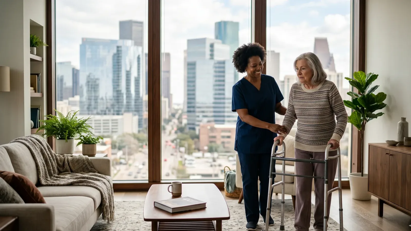 Home Care in Galleria / Uptown Houston: Agencies & High-Rise Care